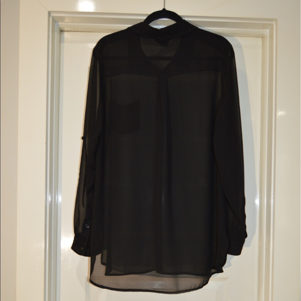 Moda International Polyester Button Down Shirt. - image 4